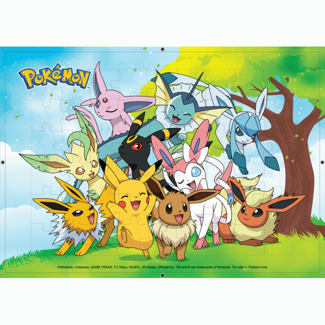 จิ๊กซอว์ Pokémon 54 ชิ้น โปเกมอนวิวัฒนาการ